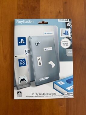 Sony PlayStation Puffy Gadget Decal Stickers • 36 Piece Set • NWT